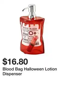 Belk Blood Bag Halloween Lotion Dispenser offer