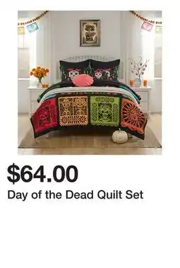 Belk Day of the Dead Quilt Set offer