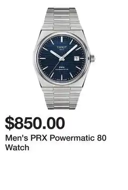 Belk Men's PRX Powermatic 80 Watch offer
