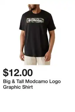 Belk Big & Tall Modcamo Logo Graphic Shirt offer