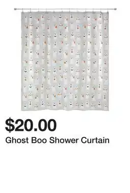 Belk Ghost Boo Shower Curtain offer