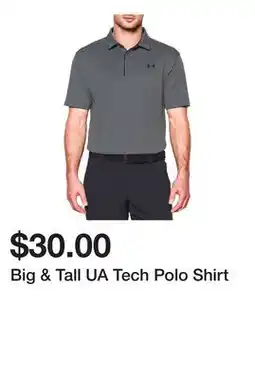 Belk Big & Tall UA Tech Polo Shirt offer