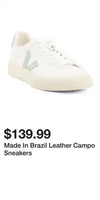 TJ Maxx Made In Brazil Leather Campo Sneakers offer