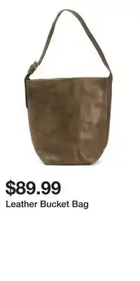 TJ Maxx Leather Bucket Bag offer