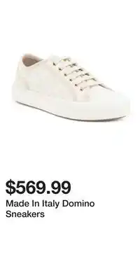 TJ Maxx Made In Italy Domino Sneakers offer