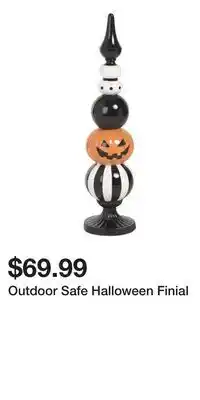 TJ Maxx Outdoor Safe Halloween Finial offer