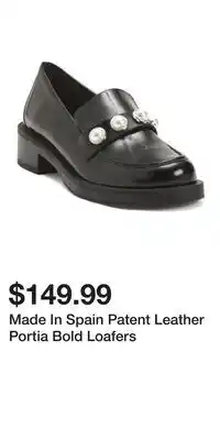 TJ Maxx Made In Spain Patent Leather Portia Bold Loafers offer