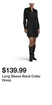 TJ Maxx Long Sleeve Band Collar Dress offer