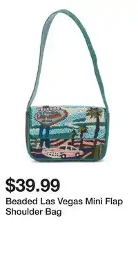 TJ Maxx Beaded Las Vegas Mini Flap Shoulder Bag offer