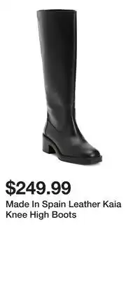 TJ Maxx Made In Spain Leather Kaia Knee High Boots offer