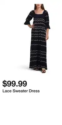 TJ Maxx Lace Sweater Dress offer