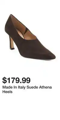 TJ Maxx Made In Italy Suede Athena Heels offer