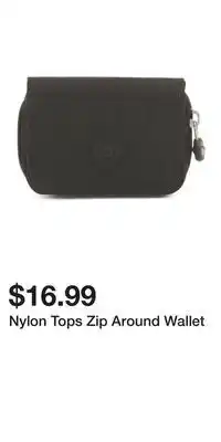 TJ Maxx Nylon Tops Zip Around Wallet offer