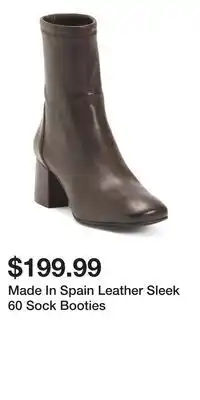 TJ Maxx Made In Spain Leather Sleek 60 Sock Booties offer