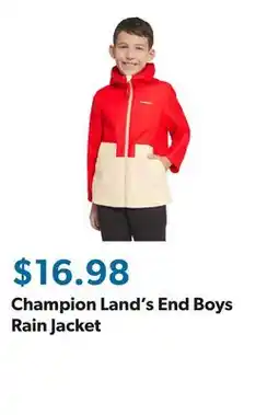 Sam's Club Champion Land's End Boys Rain Jacket offer
