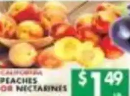 Met Foodmarkets Peaches or nectarines offer