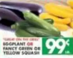 Met Foodmarkets Eggplant or fancy green or yellow squash offer