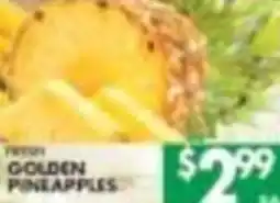 Met Foodmarkets Golden pineapples offer
