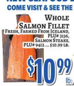 Trade Fair Supermarket WHOLE SALMON FILLET offer