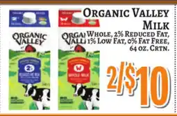 Trade Fair Supermarket ORGANIC VALLEY MILK offer