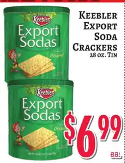 Trade Fair Supermarket KEEBLER EXPORT SODA CRACKERS offer