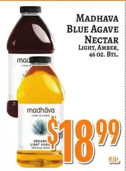 Trade Fair Supermarket MADHAVА BLUE AGАVE NECTAR offer