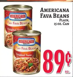 Trade Fair Supermarket AMERICANA FAVA BEANS offer