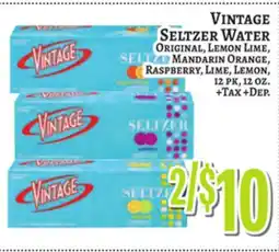 Trade Fair Supermarket VINTAGE SELTZER WATER offer