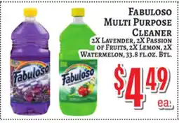 Trade Fair Supermarket FABULOSO MULTI PURPOSE CLEANER offer