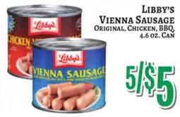 Trade Fair Supermarket LIBBY'S VIENNA SAUSAGE offer