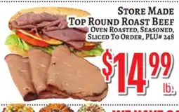 Trade Fair Supermarket STORE MADE TOP ROUND ROAST BEEF offer