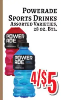 Trade Fair Supermarket Powerade Sports Drinks offer