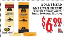 Trade Fair Supermarket Boar's Head AMERICAN CHEESE offer