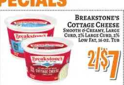 Trade Fair Supermarket BREAKSTONE'S COTTAGE CHEESE offer