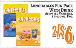 Trade Fair Supermarket LUNCHABLES Fun Pack With DRINK offer