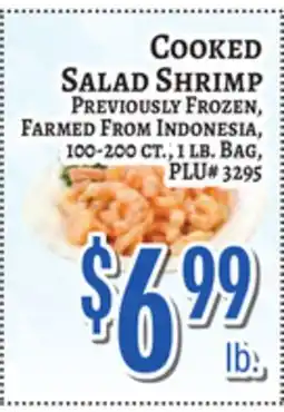 Trade Fair Supermarket COOKED SALAD SHRIMP offer