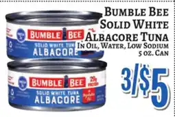 Trade Fair Supermarket BUMBLE BEE SOLID WHITE ALBACORE TUNA offer