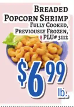 Trade Fair Supermarket BREADED POPCORN SHRIMP offer