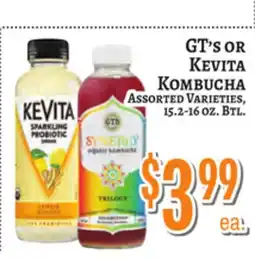 Trade Fair Supermarket GT'S OR KEVITA KOMBUCHA offer
