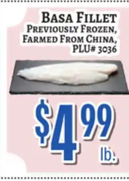 Trade Fair Supermarket BASA FILLET offer