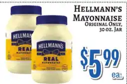 Trade Fair Supermarket HELLMANN'S MAYONNAISE offer