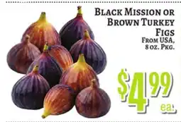 Trade Fair Supermarket BLACK MISSION OR BROWN TURKEY FIGS offer