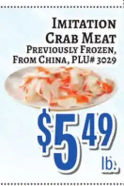Trade Fair Supermarket IMITATION CRAB MEAT offer