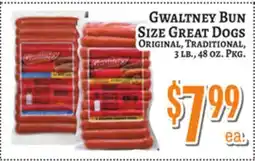 Trade Fair Supermarket GWALTNEY BUN SIZE GREAT DOGS offer