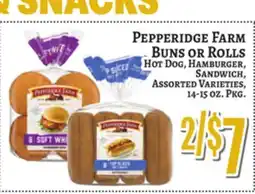 Trade Fair Supermarket Pepperidge Farm Buns or Rolls offer