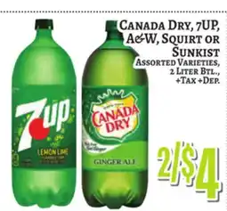 Trade Fair Supermarket CANADA DRY, 7UP, A&W, SQUIRT OR SUNKIST offer