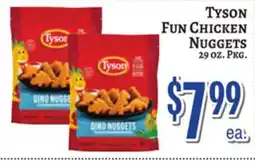 Trade Fair Supermarket TYSON FUN CHICKEN NUGGETS offer