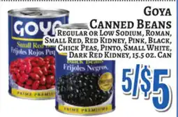 Trade Fair Supermarket Goya CANNED BEANS offer