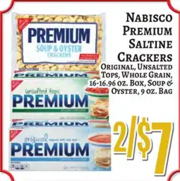 Trade Fair Supermarket NABISCO PREMIUM Saltine Crackers offer