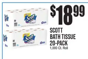 Extra Supermarket SCOTT BATH TISSUE offer
